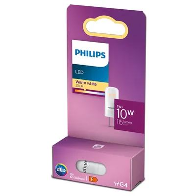 Obrázok produktu pre Philips 8718699767556, 1 W, 10 W, G4, 115 lm, 15000 h, Teplá biela