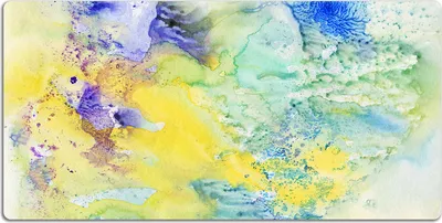 Produktbild von Schreibtischmatte Tischunterlage 100x50 cm Mauspad - Bunte Flecken