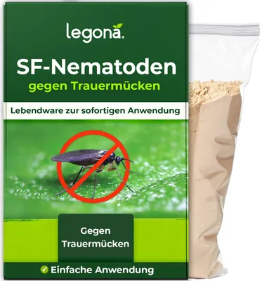 Produktbild von Legona SF-Nematoden gegen Trauermücken – 10 Mio., 20 m² oder 120 Pflanzen