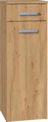 Produktbild von Stilvoller Badezimmerschrank mit Tür und Schublade – modernes Artisan Eiche