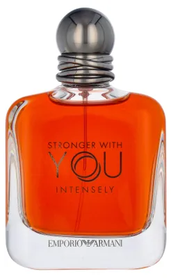 Produktbild von Emporio Armani Stronger With You Intensely, Männer, 100 ml, Nicht nachfüllbare Flasche, Rosa Pfeffer, Vanille, Bernstein