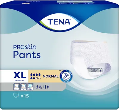 Produktbild von TENA Pants Normal 15 Stück (120-160 cm) Gr. XL