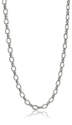 Imagen del producto de Collar de acero para mujer, modelo Elisa, color plateado, referencia MCN24019S