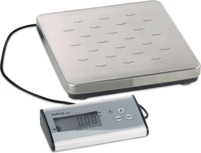 Produktbild von MAUL Paketwaage MAULcargo 50 kg Batterie Strom silber