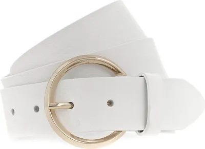 Produktbild von Vanzetti Leder Gürtel 35mm Full Leather Belt W105 White weiß