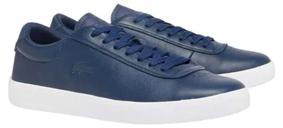 Image de Lacoste - Baskets « Baseshot » pour homme, cuir GT15755 (43 EU) (bleu marine/blanc)