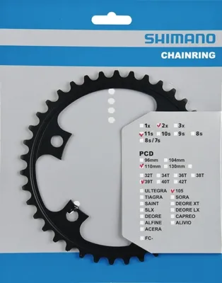Immagine prodotto di ingranaggio 105 Shim. 105 39T 4L 110Lk Sw Fc5800