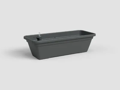 Obrázek produktu pro Artevasi Truhlík VENEZIA, samozavlažovací, 60 cm, plast, tmavě šedá