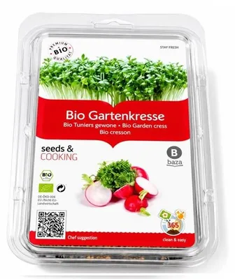 Produktbild von Baza Seeds Biosamen für die Küche  Gartenkresse