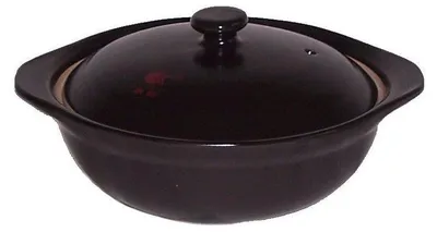 Produktbild von Feuertopf 01 mit Deckel schwarz bis 400 C