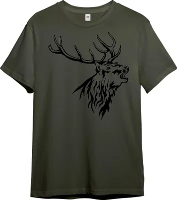 Produktbild von PAULGOS Herren T-Shirt "Hirschkopf"