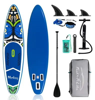 Immagine prodotto di Tavola da paddle gonfiabile, alta stabilità, utilizzo versatile, dimensioni 350x84x15 cm