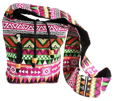 Imagen del producto de Tejido Jacquard - Mochila peq. Rosada