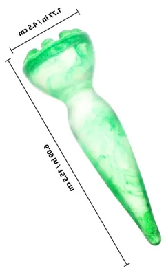 Produktbild von Massagestab in Lotusform aus Kunstharz für manuelle Akupressur