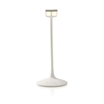 Image de Nedis lampe de bureau LED - intensité lumineuse variable - 280 lm - rechargeable - fonction tactile - blanc