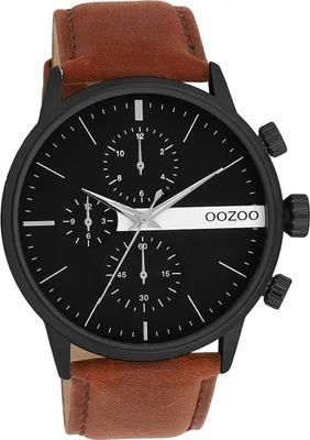 Produktbild von Oozoo Leder Herren Uhr Analog Quarzuhr Armband braun Timepieces D2UOC11223