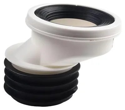 Image de Solidchoice - Kit de raccordement pour toilettes en PVC - Modèle droit ou excentrique