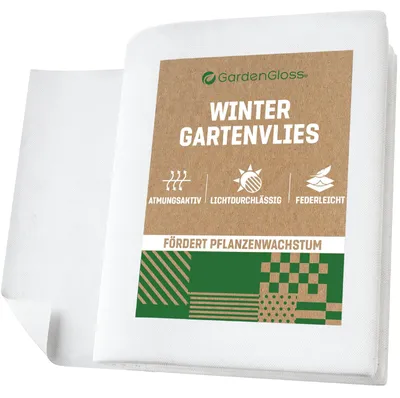 Productafbeelding van Tuinvlies Winterbescherming - 1,5 x 10 m - 17 g/m² - Plantenvlies