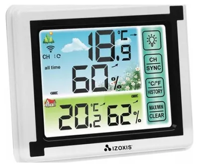 Produktbild von Kabellose Wetterstation Hygrometer Thermometer mit Außensensor
