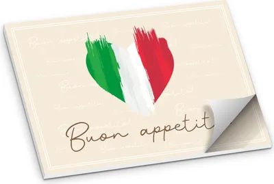 Produktbild von itenga Tischset ITALIEN 50 Blatt Papier DIN A3