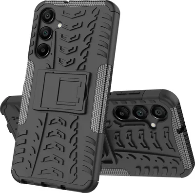 Produktbild von Outdoor Hülle für Samsung Galaxy A16 Handyhülle Handy Tasche Bumper TPU Silikon in Schwarz
