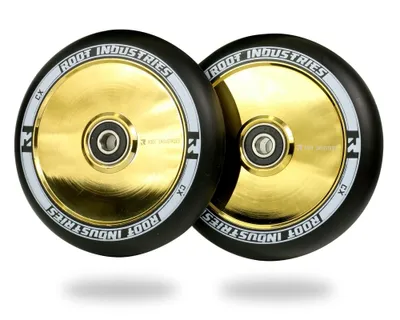 Produktbild von 2 x Root Industries Air Stunt-Scooter Rolle 110mm Gold/PU Schwarz