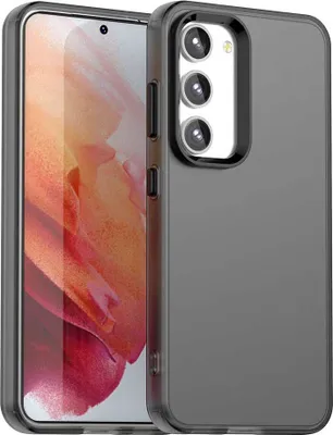 Produktbild von Handyhülle für Samsung Galaxy S23+ Schlank Durchscheinend Matt Stoßfest Schutzhülle Schwarz