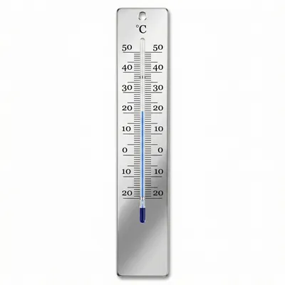 Produktbild von Gartenthermometer Edelstahl 28cm Temperaturmesser -20 bis 50°C Analog Innen Außen Garten Hauswand Thermometer Temperaturanzeiger Außenthermometer