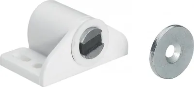 Image de Lot de 2 aimants magnétiques plastique HETTICH, L.27 x l.33 mm
