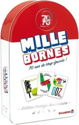Produktbild von Dujardin Mille Bornes Prestige 70 Ans, Kartenspiel, Familie, 6 Jahr(e), 30 min, 30 min