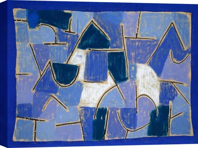 Produktbild von Kunstdruck auf Leinwand Paul Klee, Blue Night, 1937 -  70x50 cm