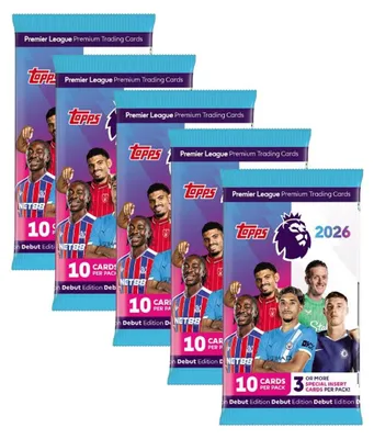 Image de Topps - Cartes à collectionner de la Premier League 2025/26 - 5 boosters