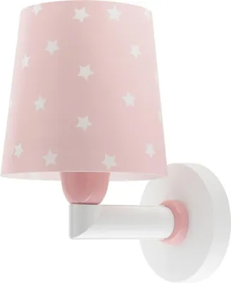 Produktbild von Kinderzimmer-Wandlampe – Sternenlampe – Nachttischlampe – Mit leuchtender Funktion – 15 Watt – Rosa