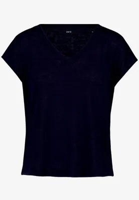 Produktbild von Basic-T-Shirt  mit V-Ausschnitt