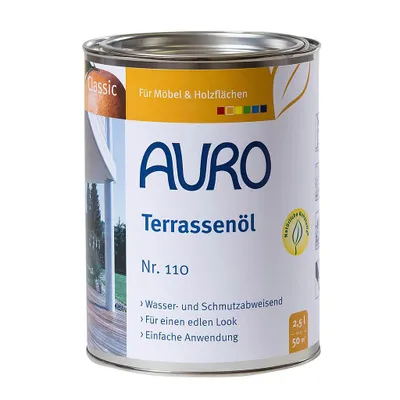 Produktbild von AURO Terrassenöl Nr. 110 2,5l Teak