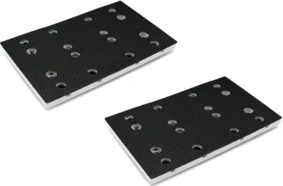 Produktbild von 2x Trade-Shop Schleifschuh / Schleifplatte / Schleifpad 80x130mm für Festool RS 400, RTS 400, RTS 400 REQ, RTSC 400 ersetzt 489252 (SSH-STF-80x130/12)