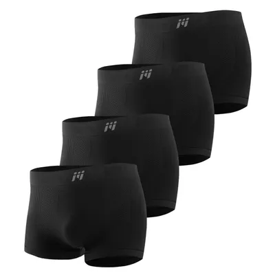 Produktbild von 4er Pack Herren Kompression Hose Boxershorts Training Unterhosen Schwarz L