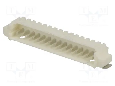 Image de 1 x connecteur femelle pour plaque de montage, broche : 15, type PicoBlade mâle, 1,25 mm, référence 53261-1571, marque Signteckve