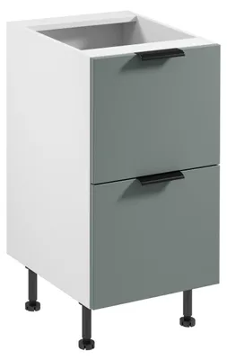 Immagine prodotto di Mobiletto con cassetti inferiori SALERNO - larghezza 45 cm, bianco/verde