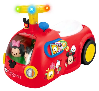 Produktbild von KIDDIELAND Mickey Ride 'N Go Rutschfahrzeug mit Licht und Sound, inklusive Zoom-Aufbewahrungsbox