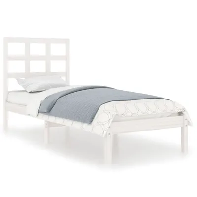Obrázek produktu pro vidaXL Postel z masivu bílá 90x200 cm