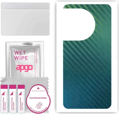 Produktbild von apgo Rückseite Schutzfolie, Skin, kompatibel mit OnePlus 11, Hinten Displayschutzfolie aus Vinylfolie, kratzfest, einfache Montage - Kohlenstoff-Chamäleon CAKA1
