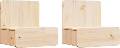 Obrázek produktu pro Noční stolek se zásuvkou 2 pcs Hnědá 44 x 32,5 x 40 cm
