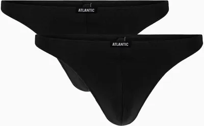 Immagine prodotto di Slip da uomo, modello Atlantic, colore nero, sportivo, alta qualità, cotone, taglia XL
