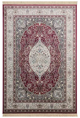 Immagine prodotto di Tappeto Steffensmeier a pelo corto Riad | Soggiorno | Orientale | Facile da pulire | Kirman Rosso, dimensioni:  95x140 cm