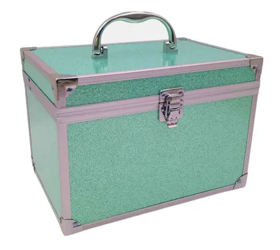 Produktbild von Glitzer-Kosmetiktasche - Grün