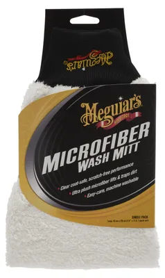 Produktbild von Meguiar's® Microfibre Wash Mitt Super Thick - Waschhandschuh Auto Reinigung