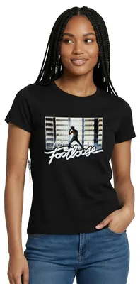 Produktbild von Spreadshirt Footloose Kultige Lagerhaus-Tanzszene Zu Never Frauen T-Shirt, XXL, Schwarz