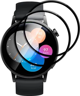 Obrázok produktu pre 2X 3D ochranná sklenená fólia pre Huawei Watch GT3 42 mm Full Screen 9H