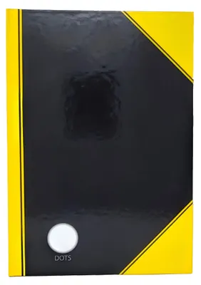 Produktbild von Kladde "China-Kladde", A4,dots, 80 Blatt, 60g/m², schwarz gelben